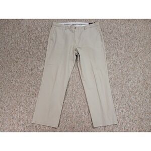Polo Ralph Lauren Pants Mens 40x30 Beige Chino Straight Fit Preppy Casual Slacks